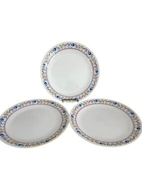 3 Corelle Pillsbury Doughboy Marching Band 10” Dinner Plates USA Vintage 1991
